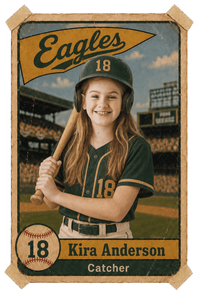 Retro Baseball Card